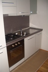 Cooking corner equipped with all modern comfort