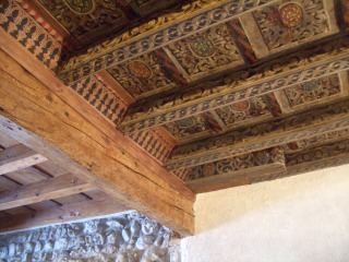 Soffitto di studiolo decorato del Settecento